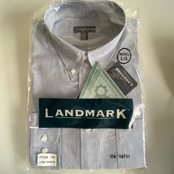 6 New Deadstock Men's Vintage Shirts Bundle 16.5/17 - Picture 2 of 14